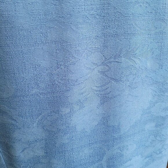 Vintage Sz 14W Lady Dorby Blouse Button Front Mature Modest Church Shoulder Pads - Picture 9 of 11